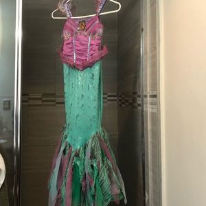 Vintage little mermaid park costume